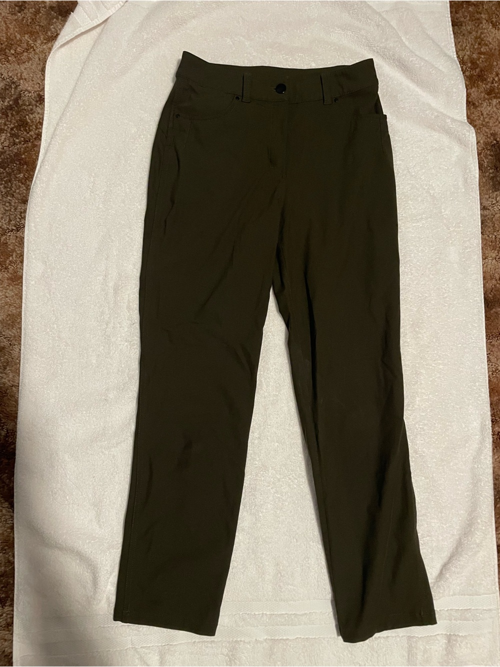 Men's Olive Green Casual Pants